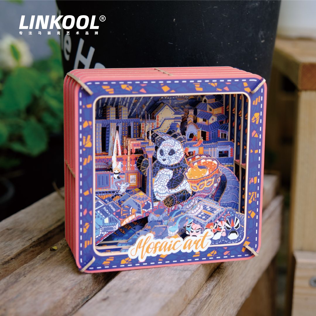 LINKOOL 川美马赛克立体装饰画