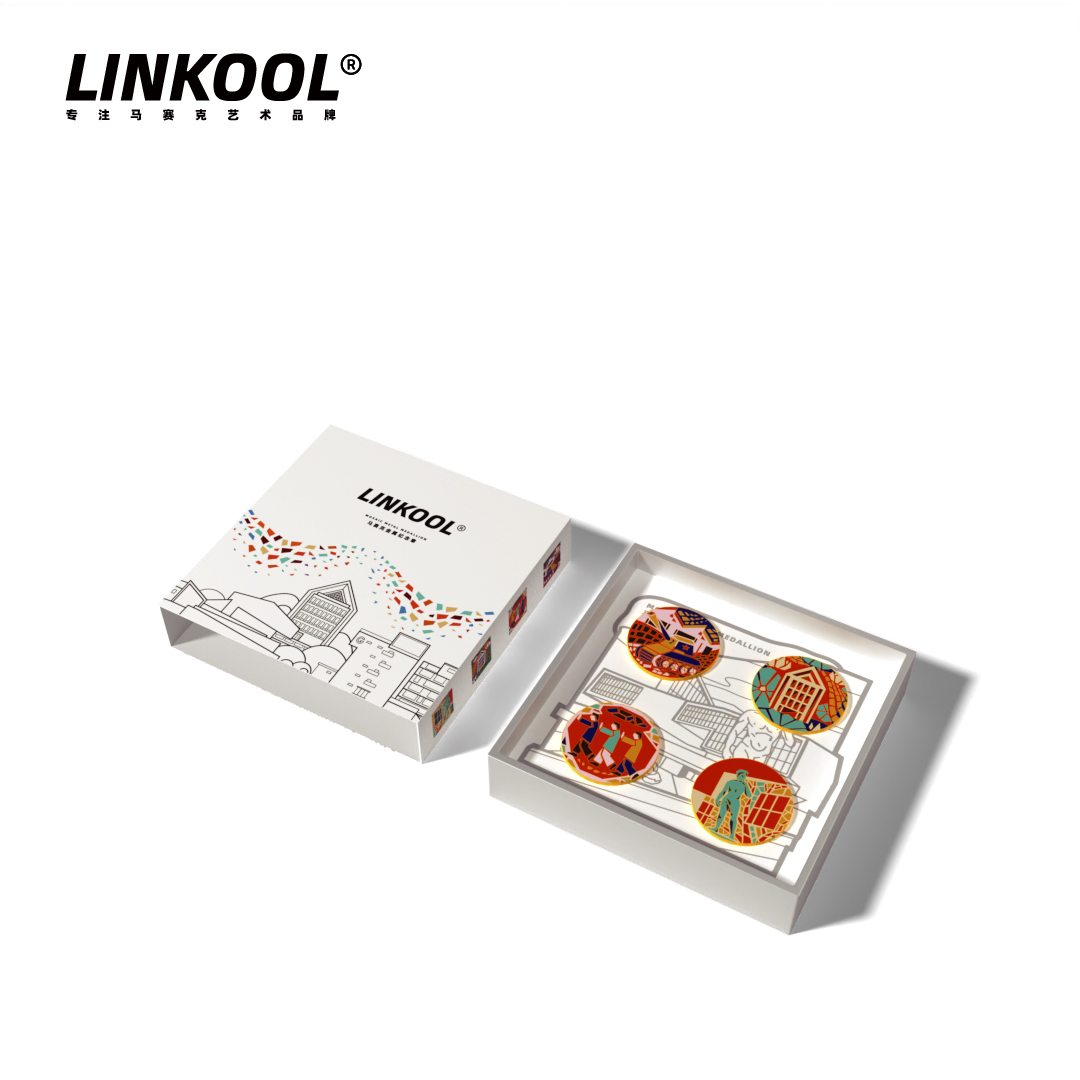 LINKOOL 川美仿珐琅金属纪念章