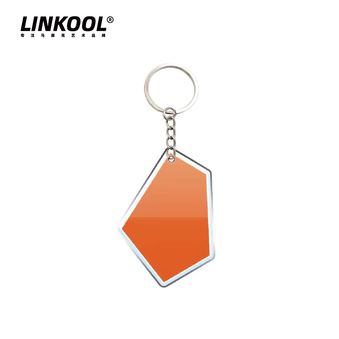 LINKOOL 美纪念马赛克钥匙扣